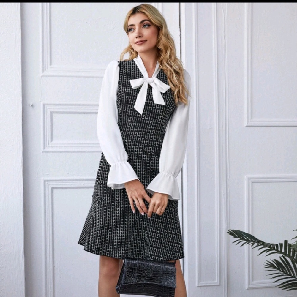 SHEIN Tweed Dress